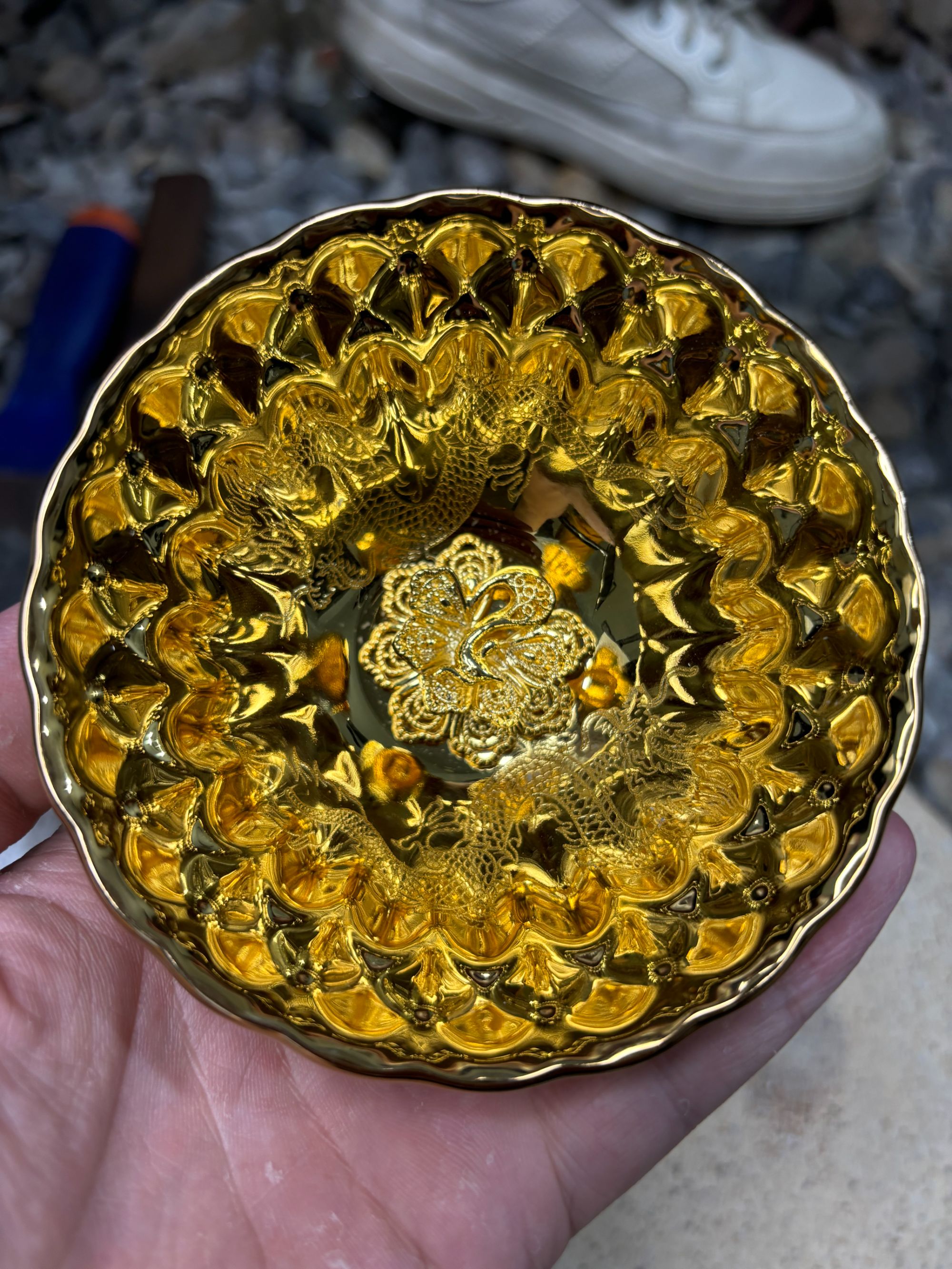 闪购商品】龙飞凤舞金凤  茶器 茶杯 主人杯 （无礼盒）