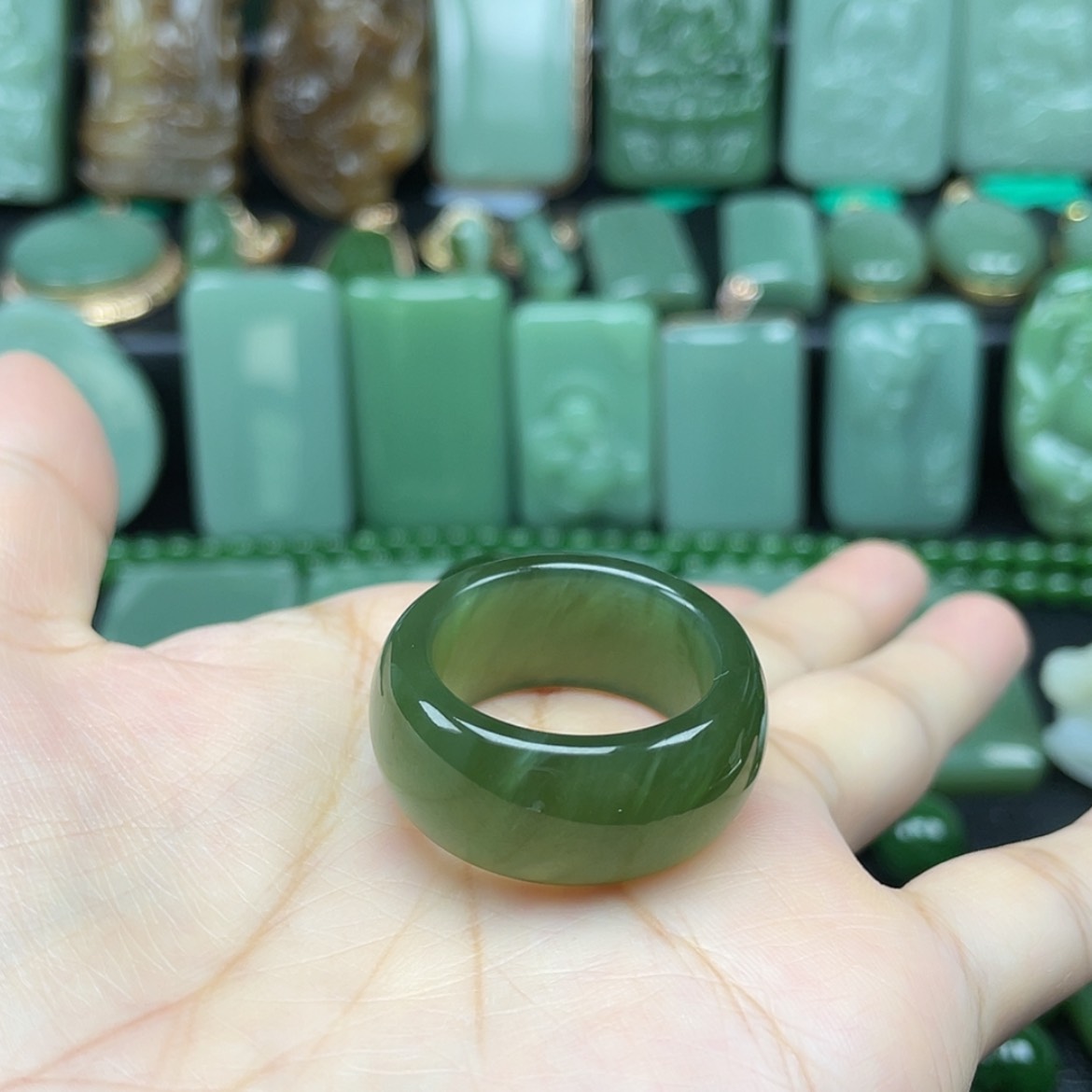 【闪购商品】和田玉挂件未镶嵌用****9