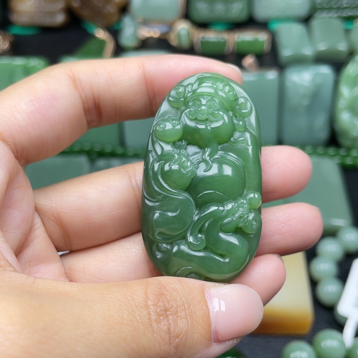 【闪购商品】和田玉挂件未镶嵌6****8