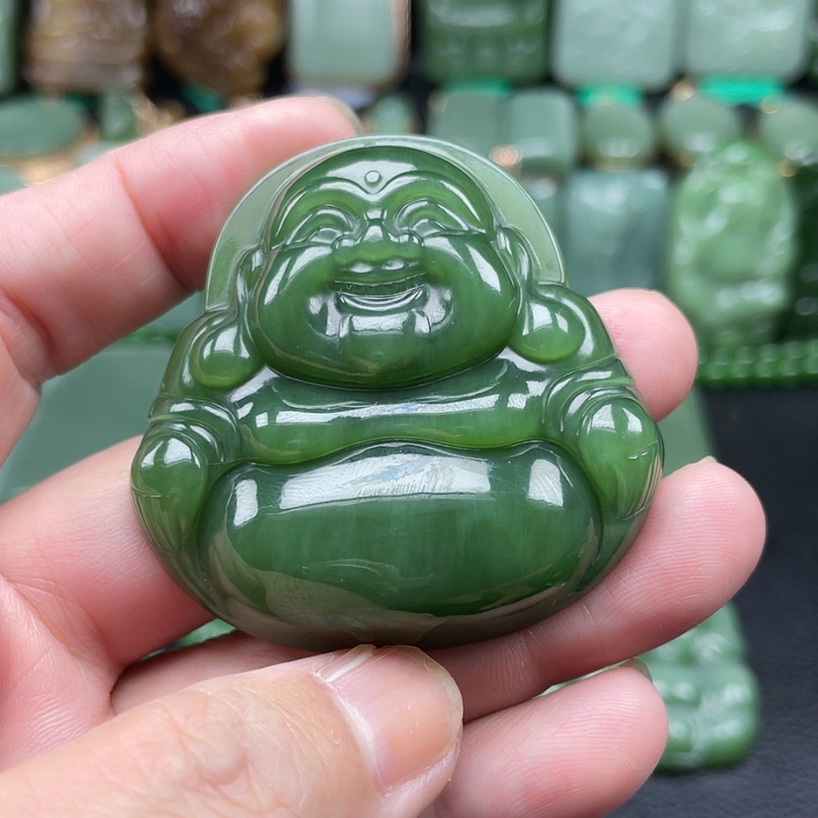 【闪购商品】和田玉挂件未镶嵌舍*得