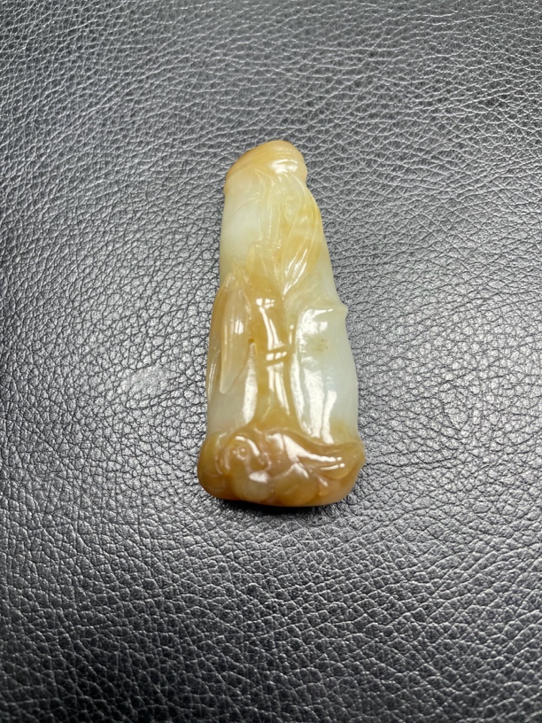 .和田玉糖白挂件