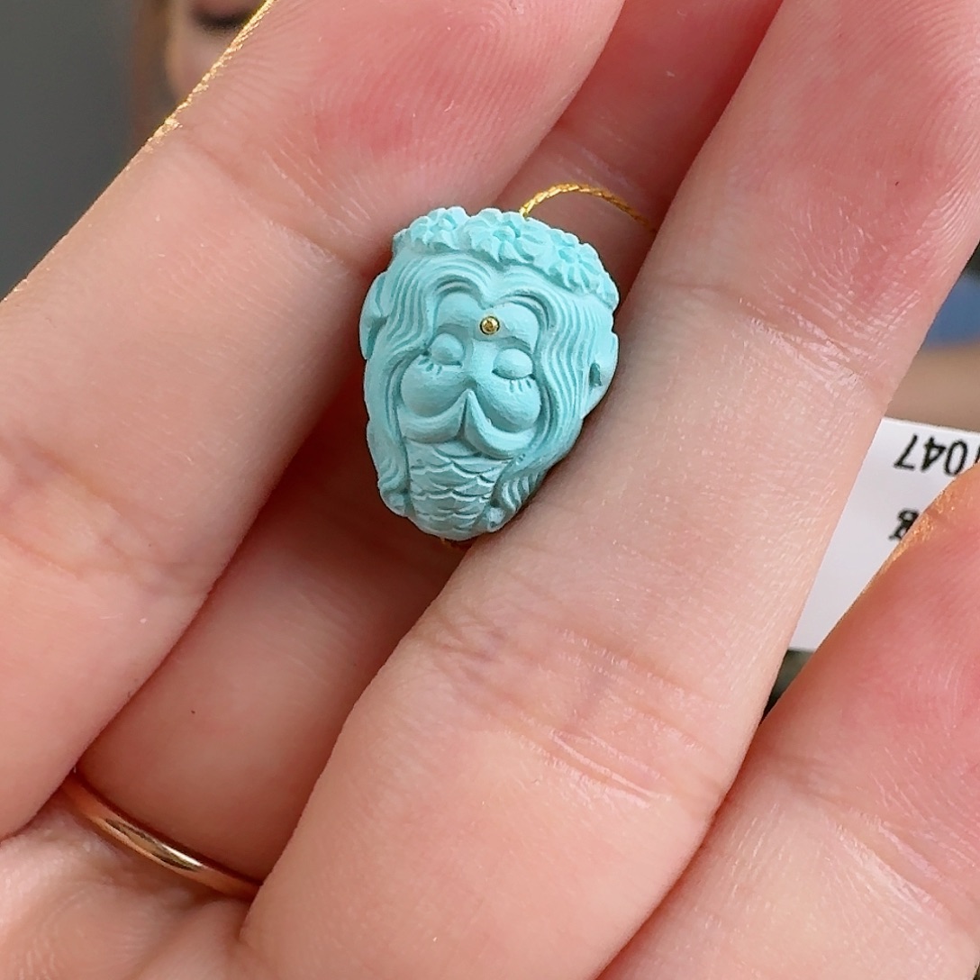 绿松石珠宝奇石未镶嵌