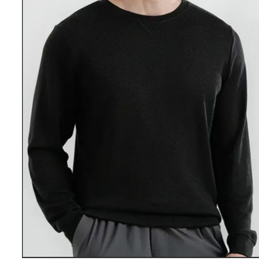 240gm NO羊毛空气层47羊毛42竹纤维11尼龙男长袖