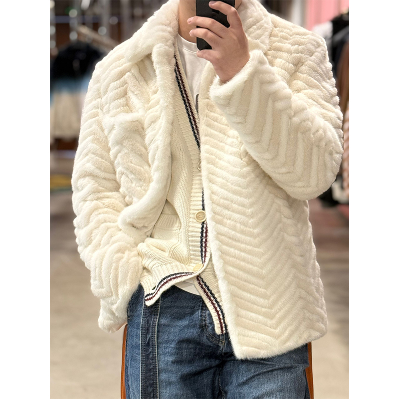 (主店）220000HKD “西九龙艺术特别款 哥本哈根 小公貂 ”水貂夹克