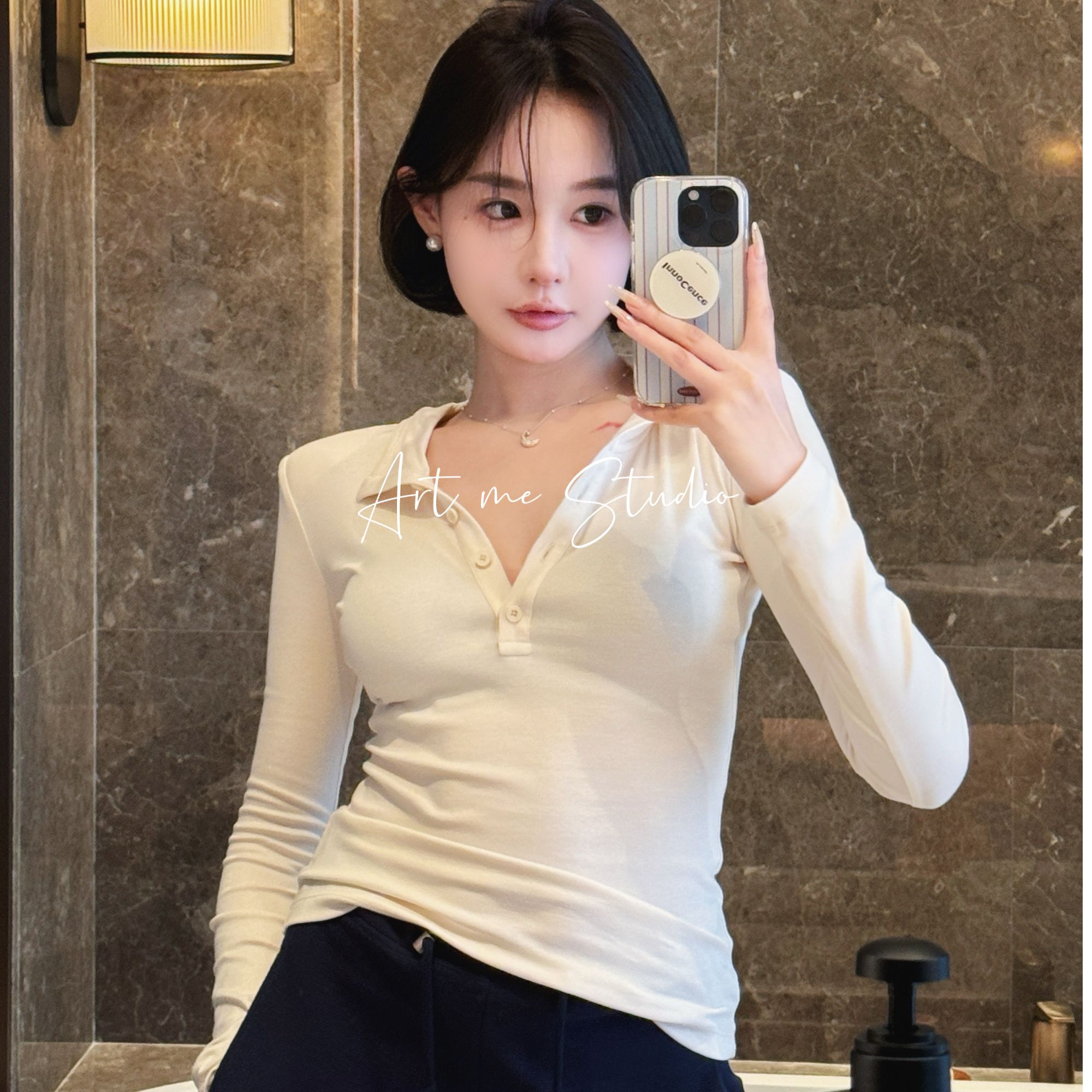 Artme瓜瓜呀【亲肤T四色连帽上衣】超软糯修身连帽款打底上衣w586