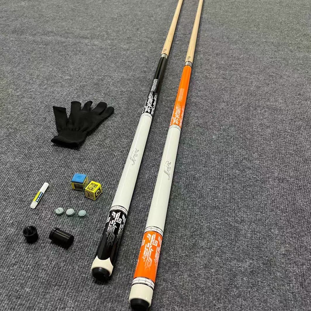 入门级球杆黑科技碳纤维小头幻甲球杆大头黑八专用九球台球杆全套