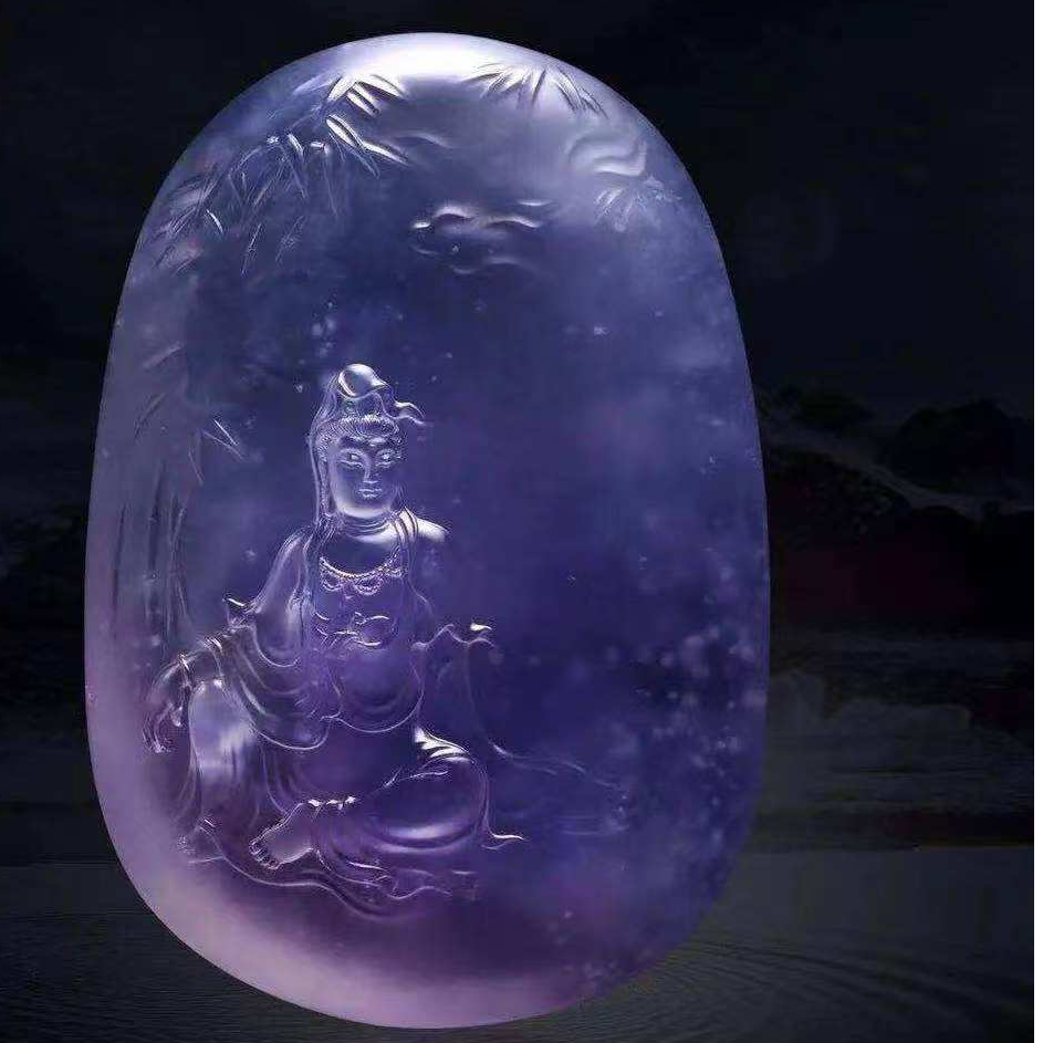 精品冰种翡翠挂件 展示链接勿拍