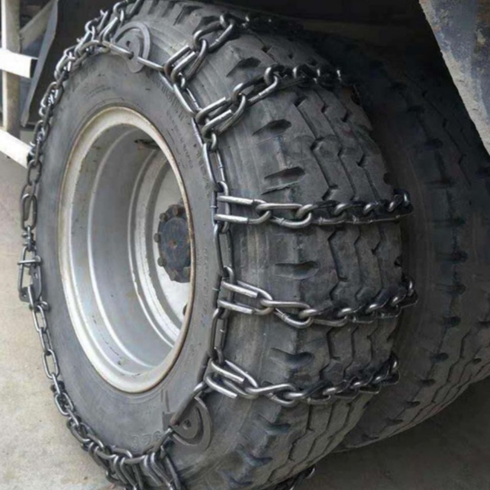 大小货车农用车轮胎防滑链通用雪地轻卡客车通用金属链条加粗加密