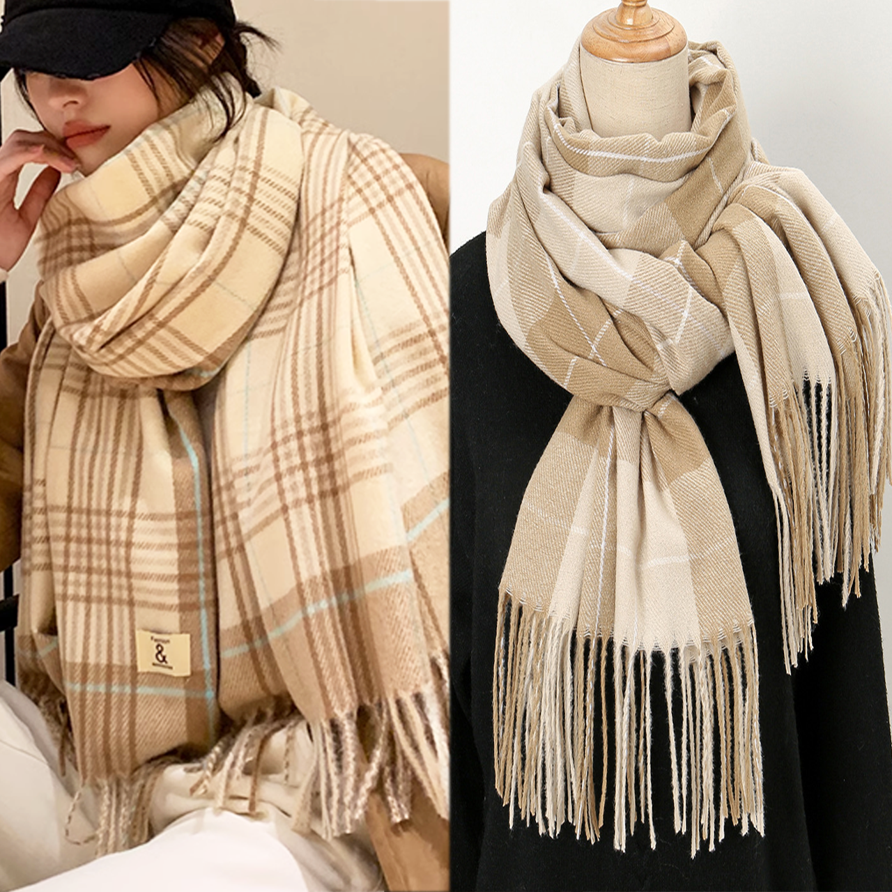 随机精美大披肩一件