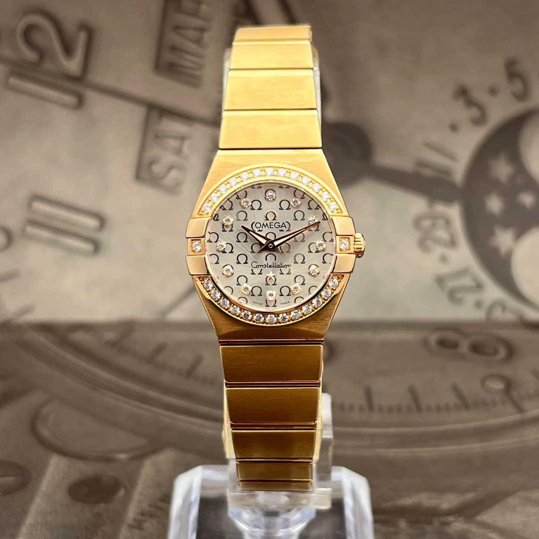 95新 Omega/欧米茄 星座系列/123.55.24.60.52.002/24mm/女款