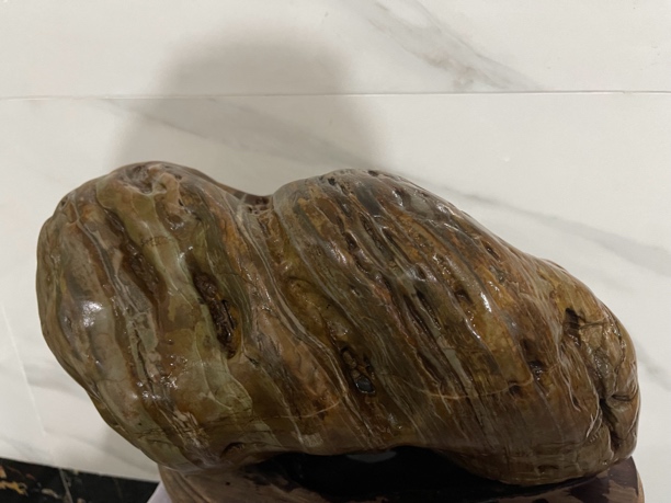 华安玉（九龙璧）天然纹石32x 20 x 15(厘米)