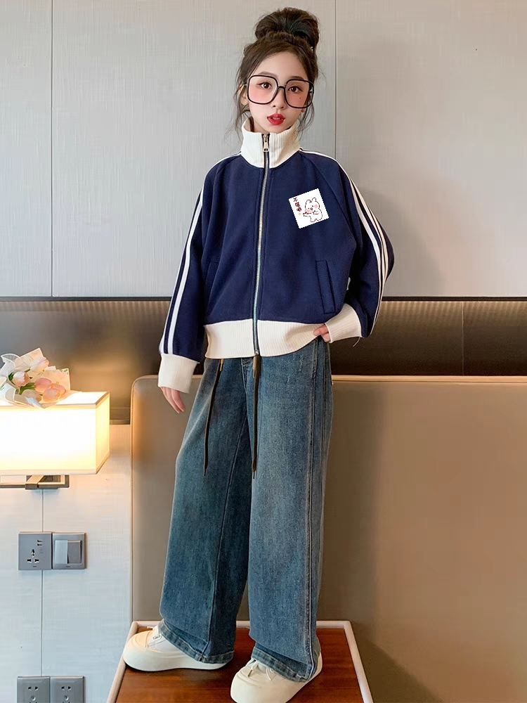 6号大童加厚棒球服外套