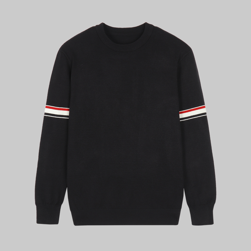 男士休闲三色针织毛衣