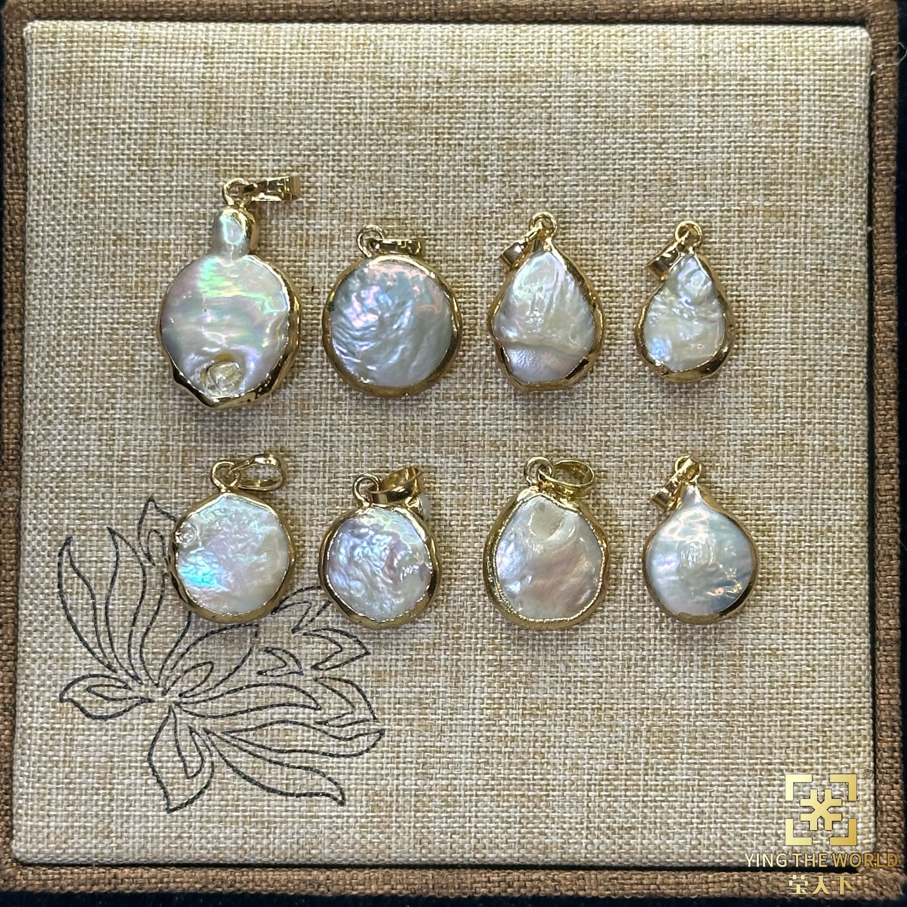 YTW异形淡水珍珠圆（天然多样性发货介意勿拍）（朱雀）