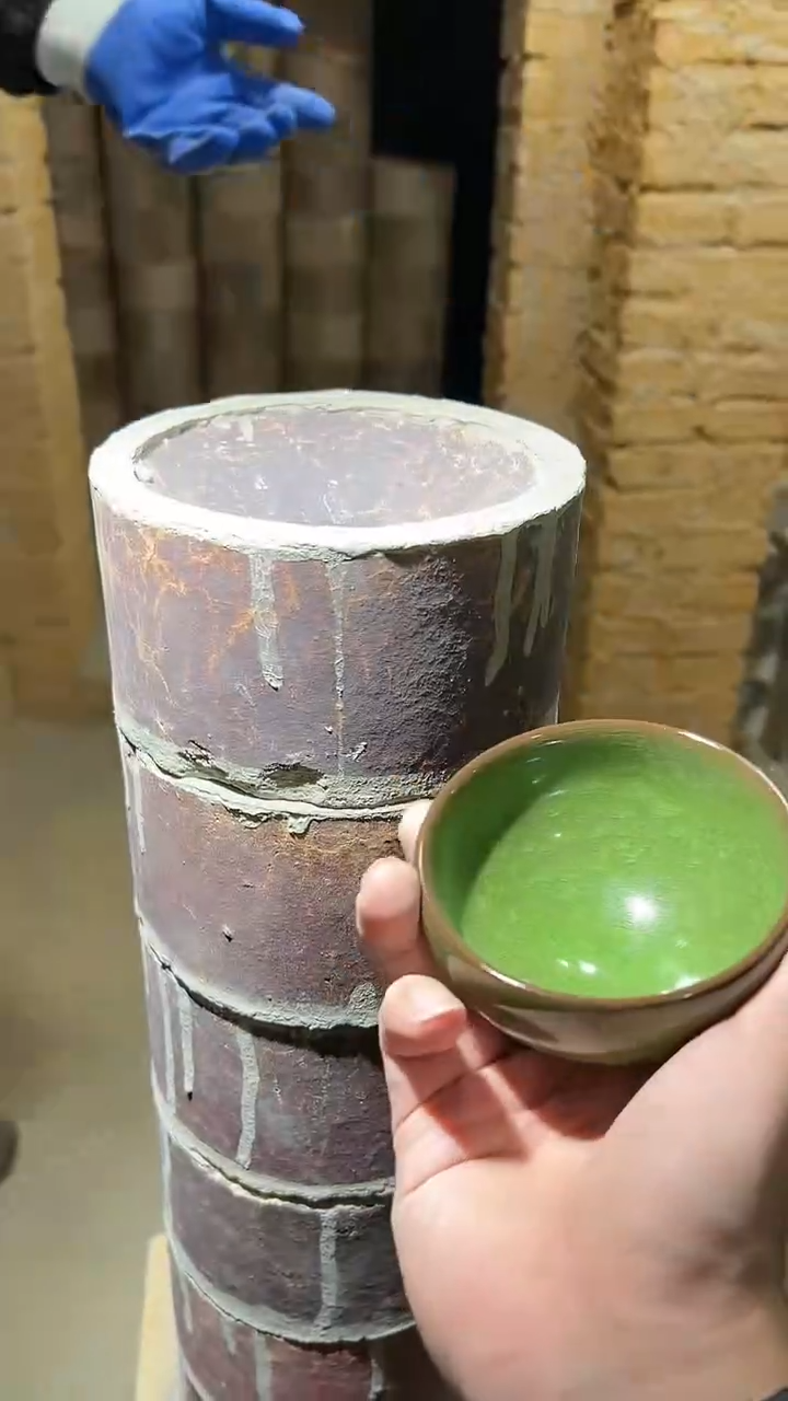【闪购商品】瓷茶盏帝王绿绿 钵