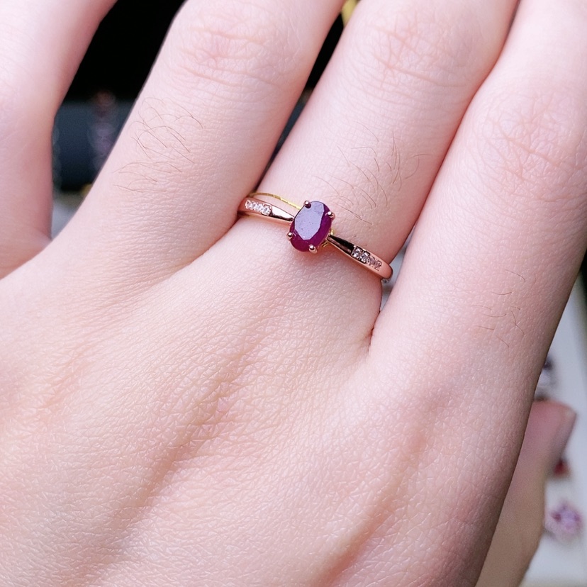 【闪购商品】红宝石戒指银S925镶嵌