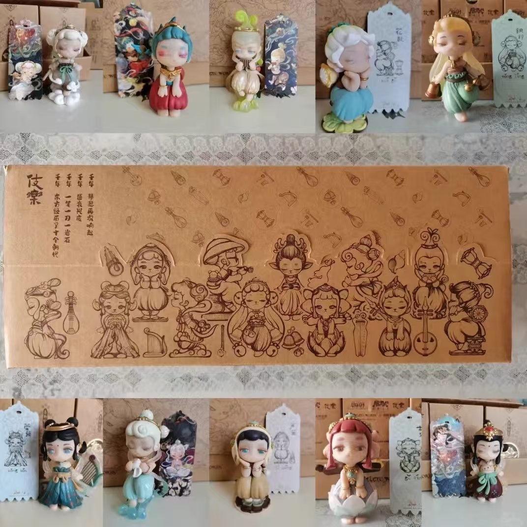 胖虎爱拆盒（香料公主伎乐）盲盒潮玩手办摆件