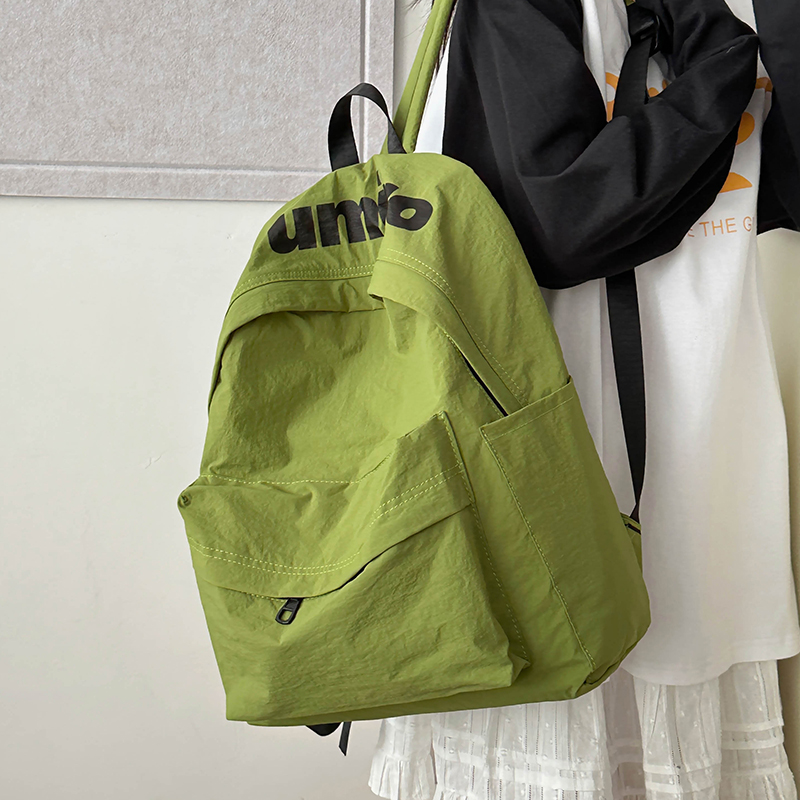 日系书包女高中大学生初中生结实耐用韩国大容量百搭校园潮双肩包