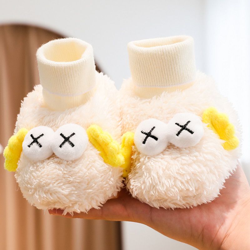 【超值购】秋冬新生婴儿加厚鞋袜1岁男女宝宝棉鞋3-6-9月步前软底