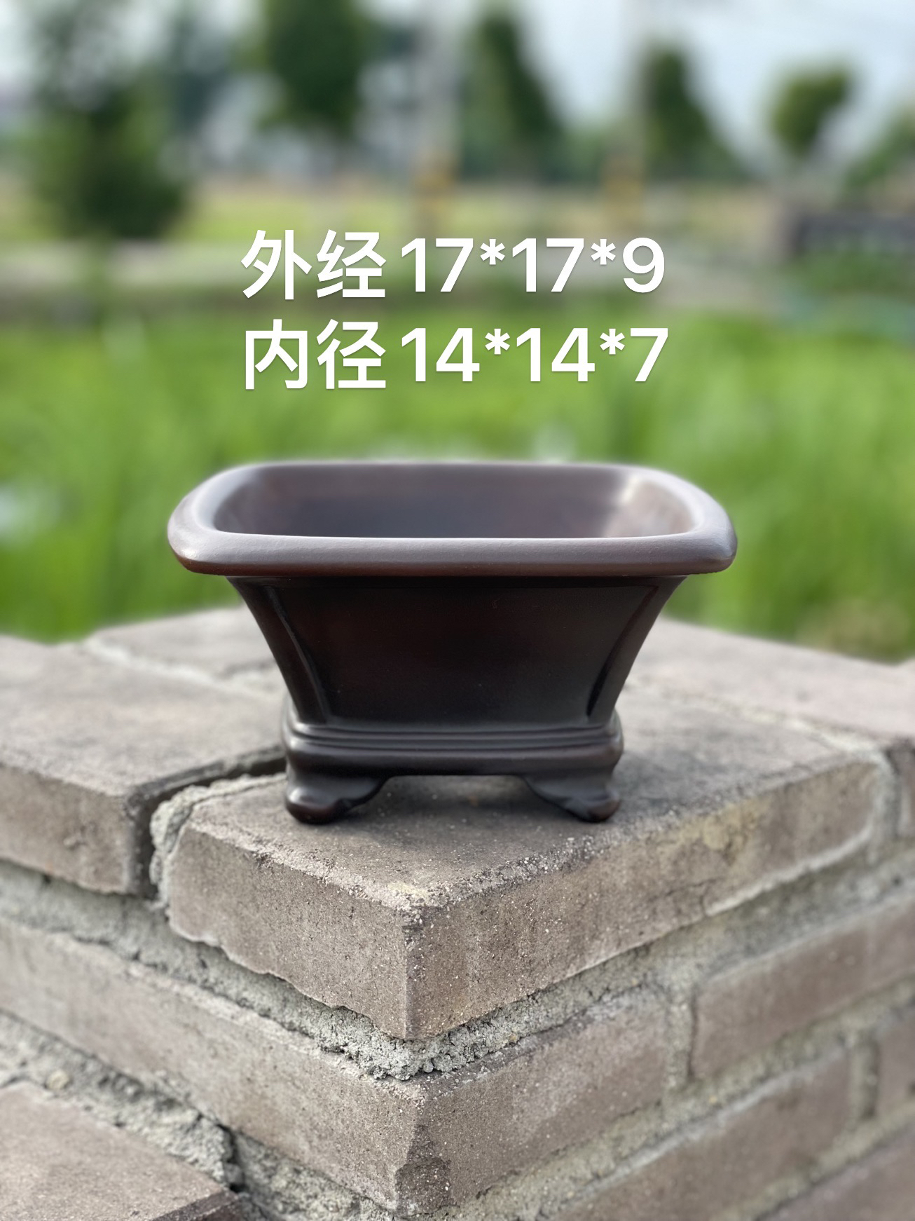 紫砂花盆盆景盆四方斗盆经典器型手工制作