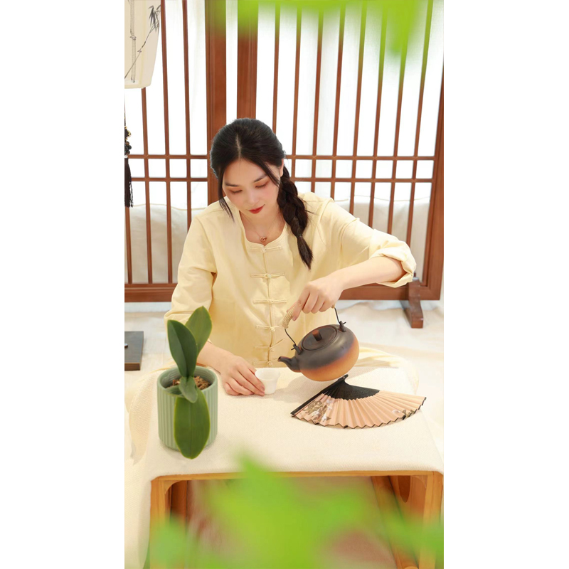 【抖音专属】【和光同尘】中式小衫（24710126-半见）