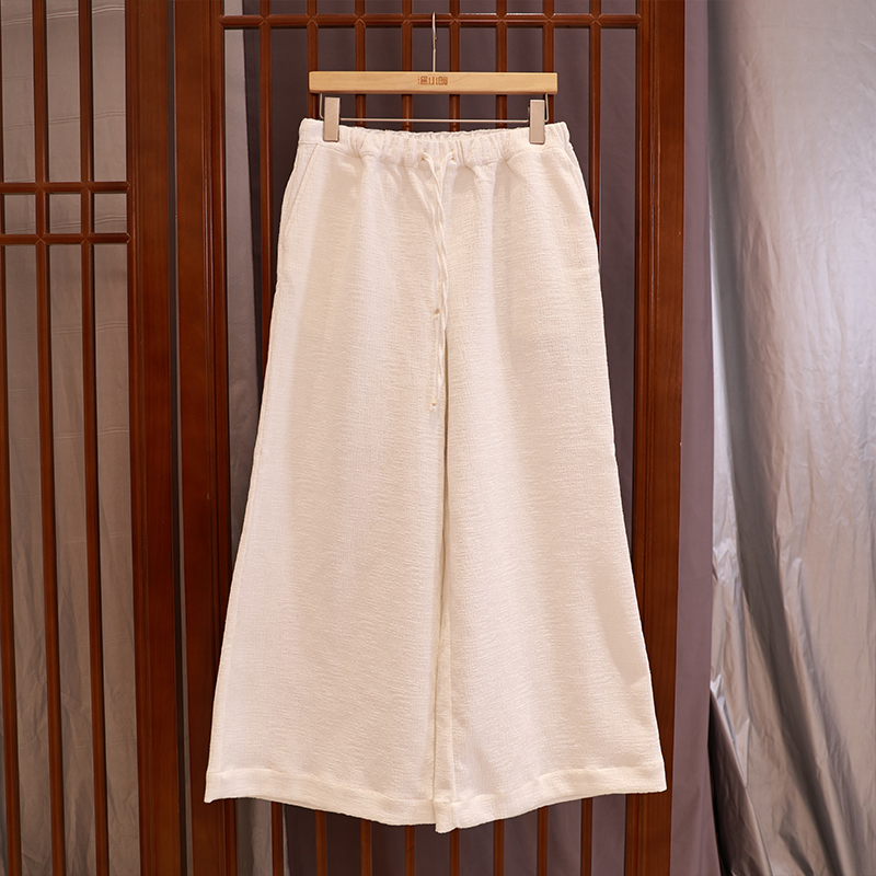 【线上专属】阔腿裤（23709317D-玉色P274）