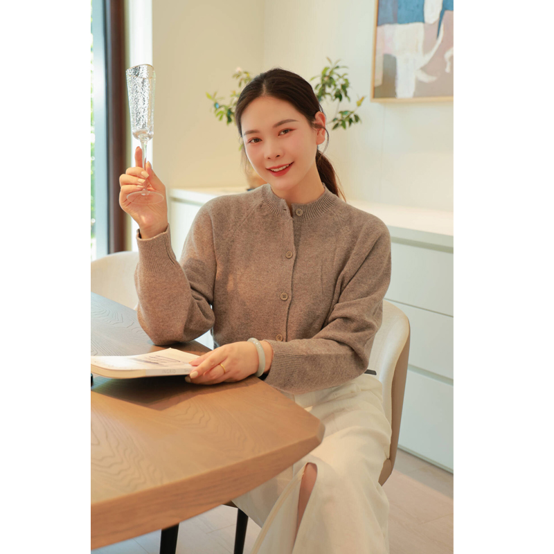 【抖音专属】羊毛衫（V7037-灰色）