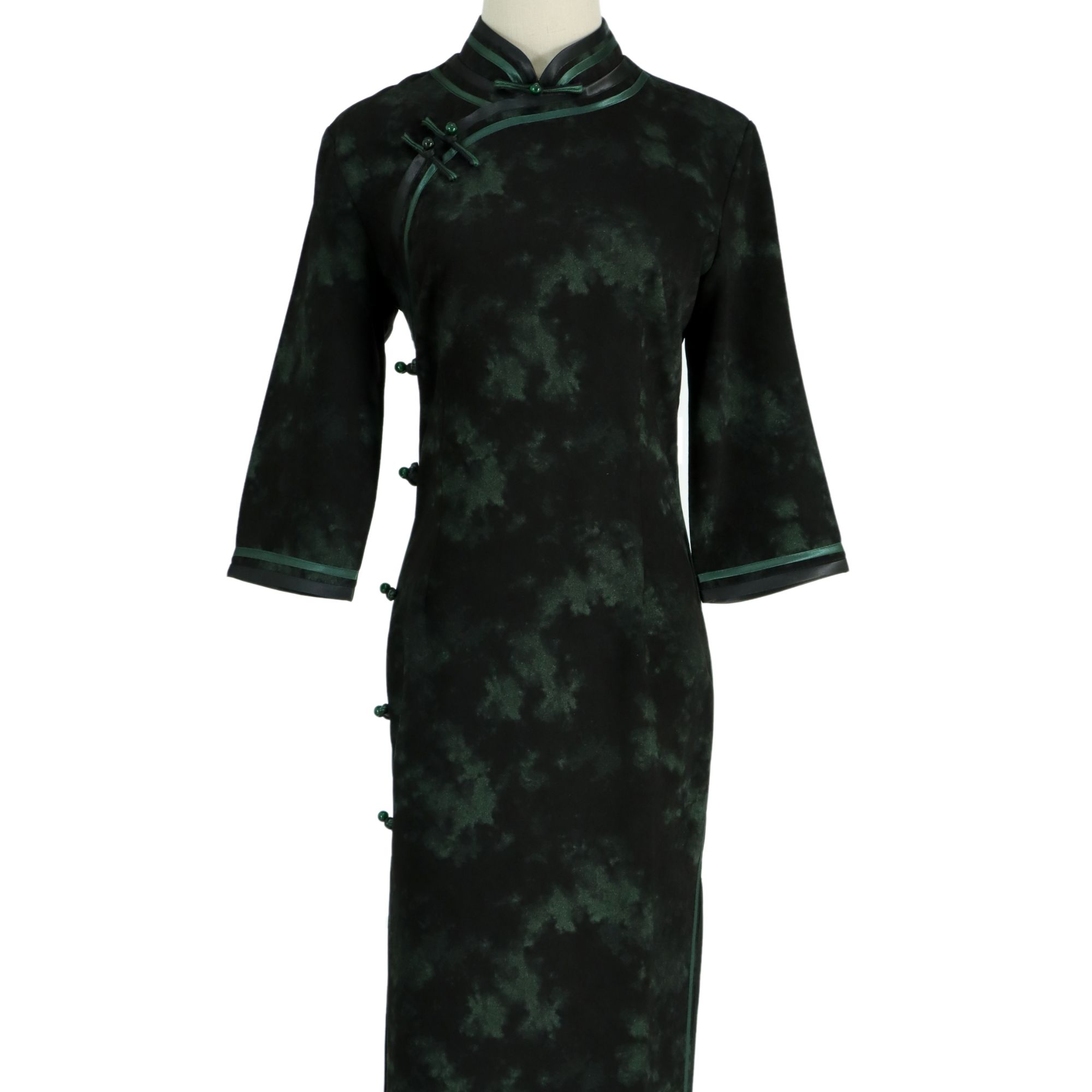 【风起云涌黄沙万里】2024新款复古修身气质优雅日常长款旗袍