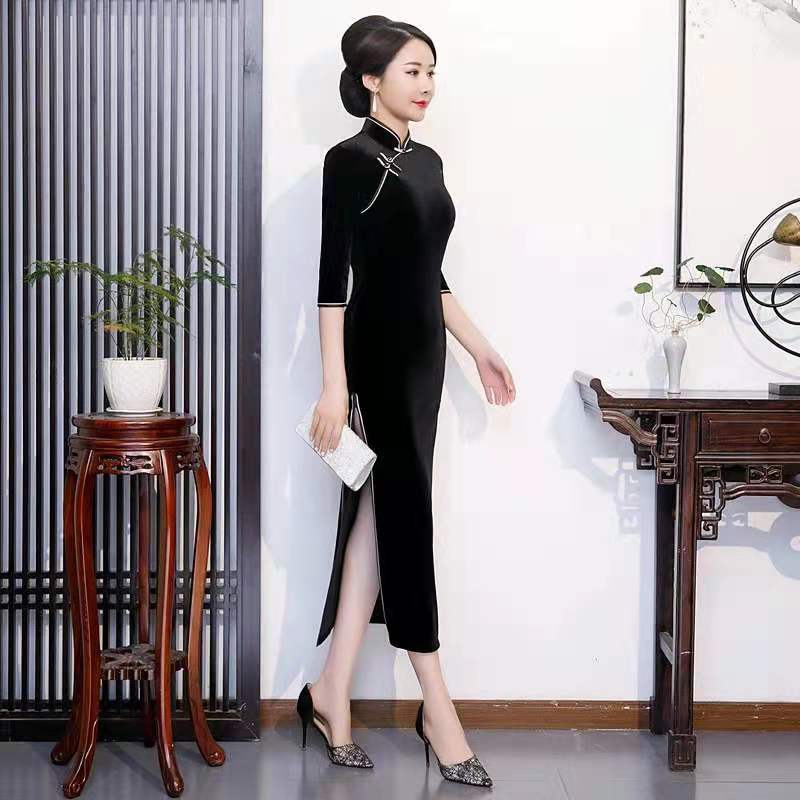 【孤品001】福利旗袍默认微瑕！建议慎拍！直播间拍A