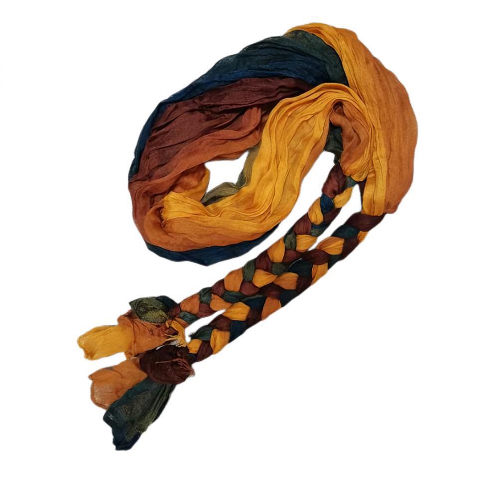 大脸潇网红小辫子棉纱围巾爆款手编披肩包头巾两用四季加长围脖