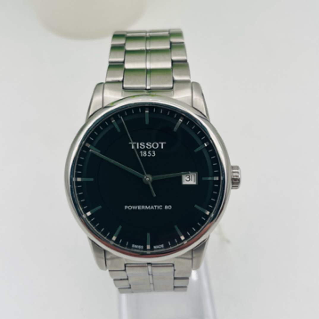 99新 Tissot/天梭 臻时/豪志瑞士机械男士腕表尺寸41机芯80黑盘
