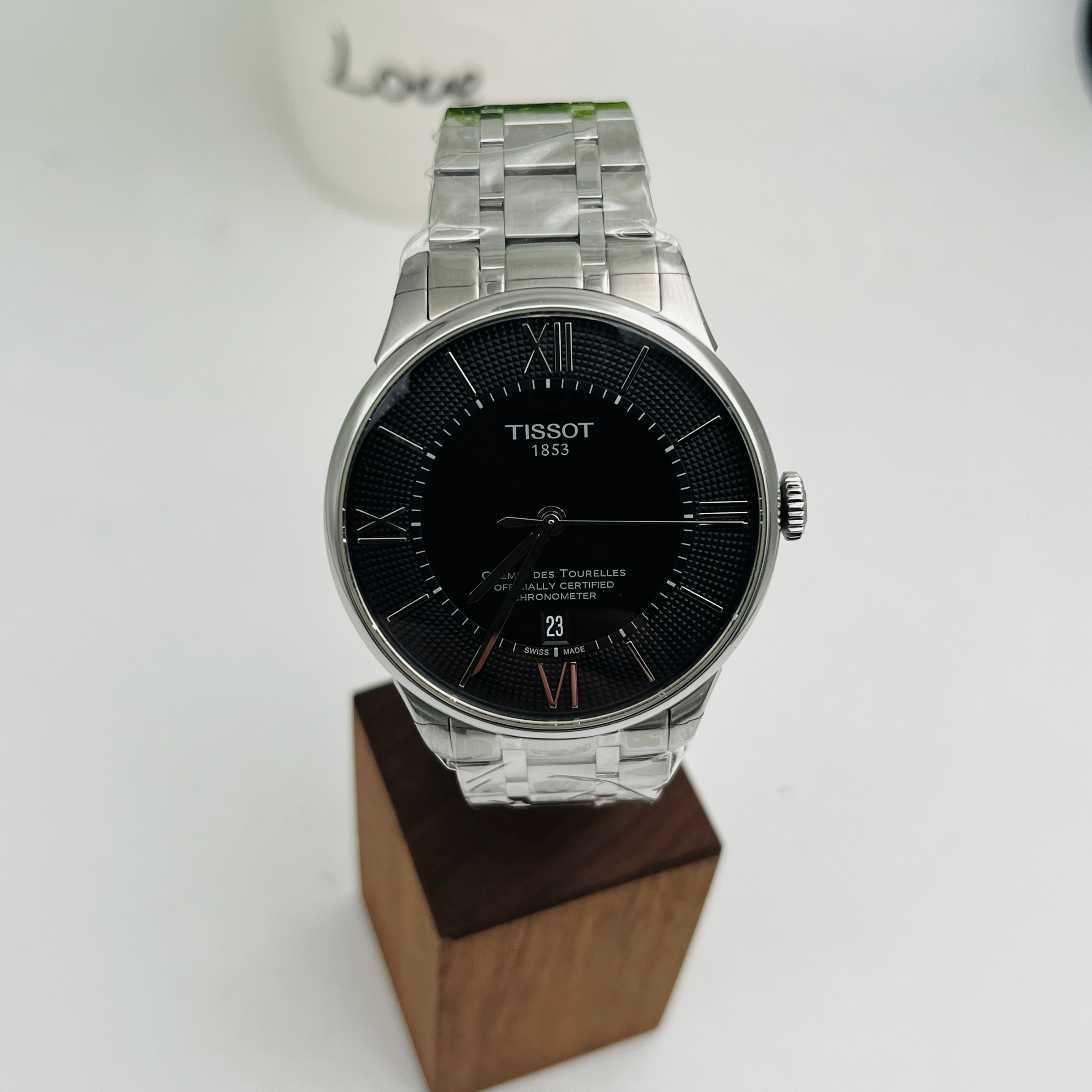 99新 Tissot/天梭 臻时/杜鲁尔天文台认证黑盘/80机芯瑞士男表