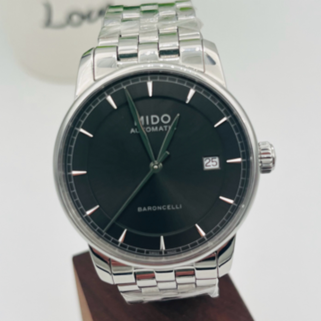 99新 Mido/美度 臻时/贝伦赛丽轨道盘瑞士机械男士腕表/38盘