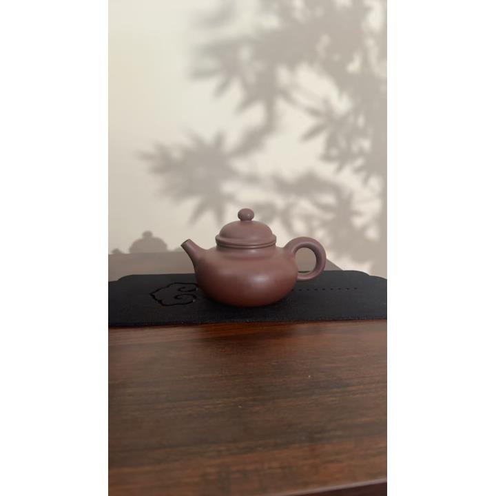 《紫泥容天》紫砂壶-170cc-pbh