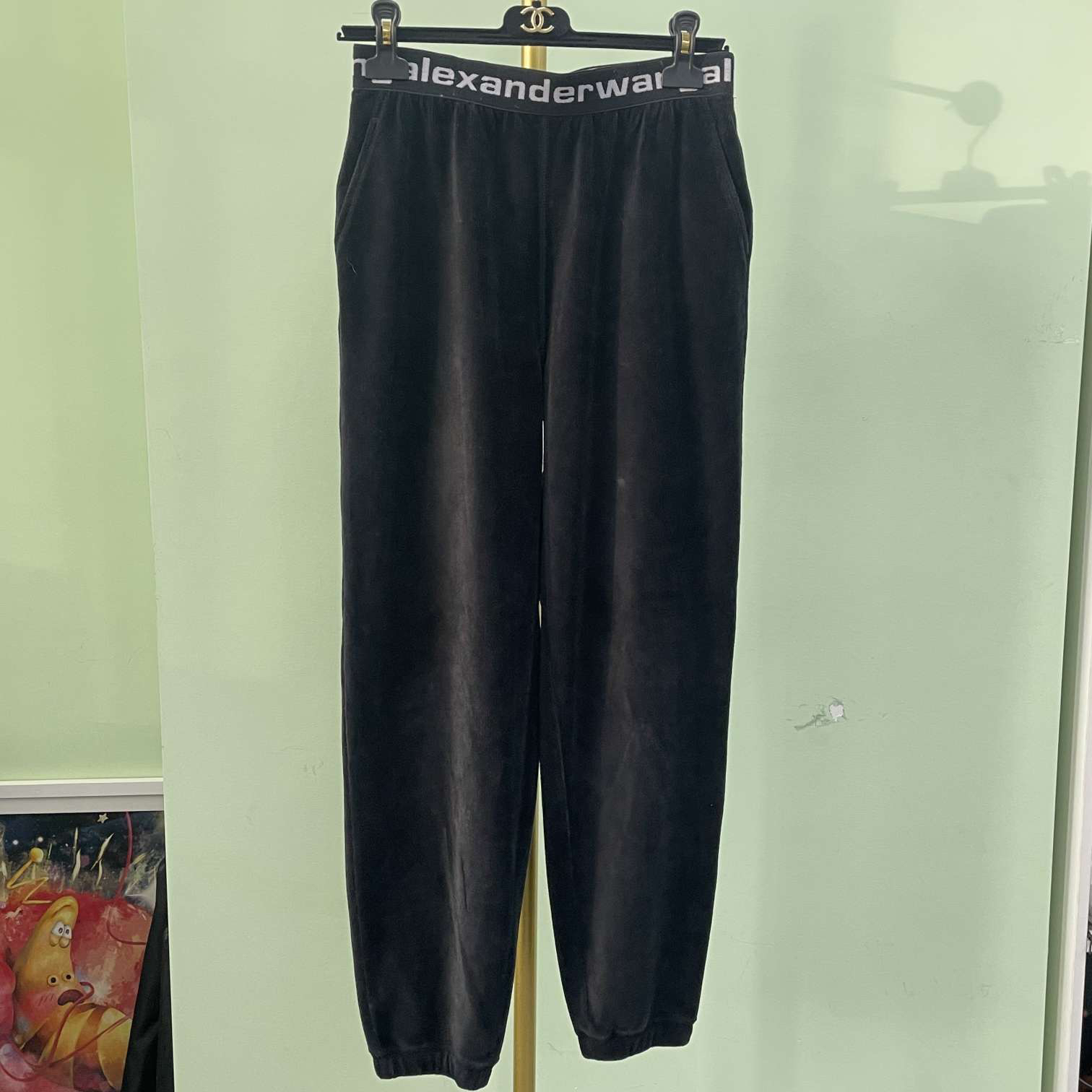 亚历山大王 黑色打底裤 xs