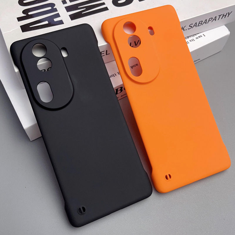 适用OPPOReno11手机壳新款Reno11Pro无边框保护套超薄防摔磨砂硬