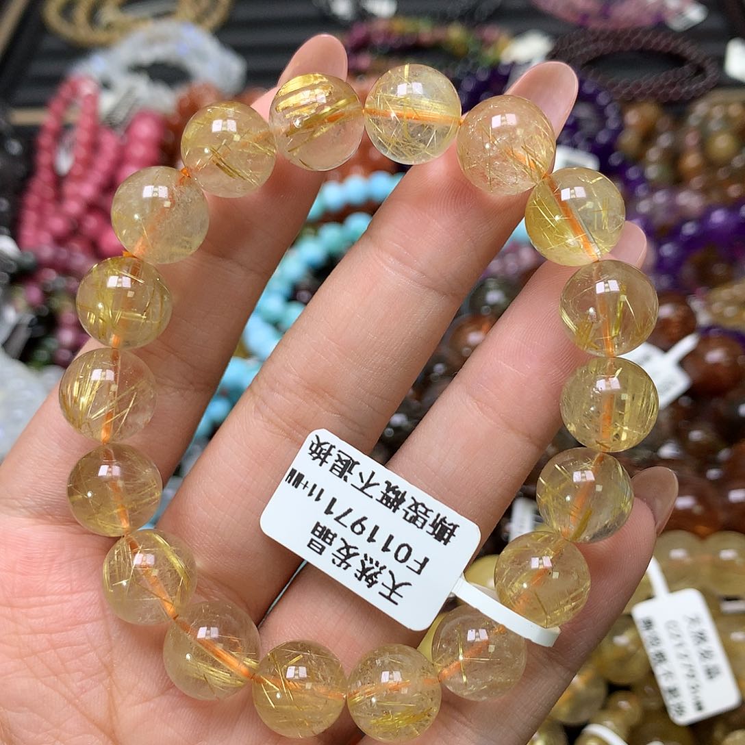 水晶手链未镶嵌，