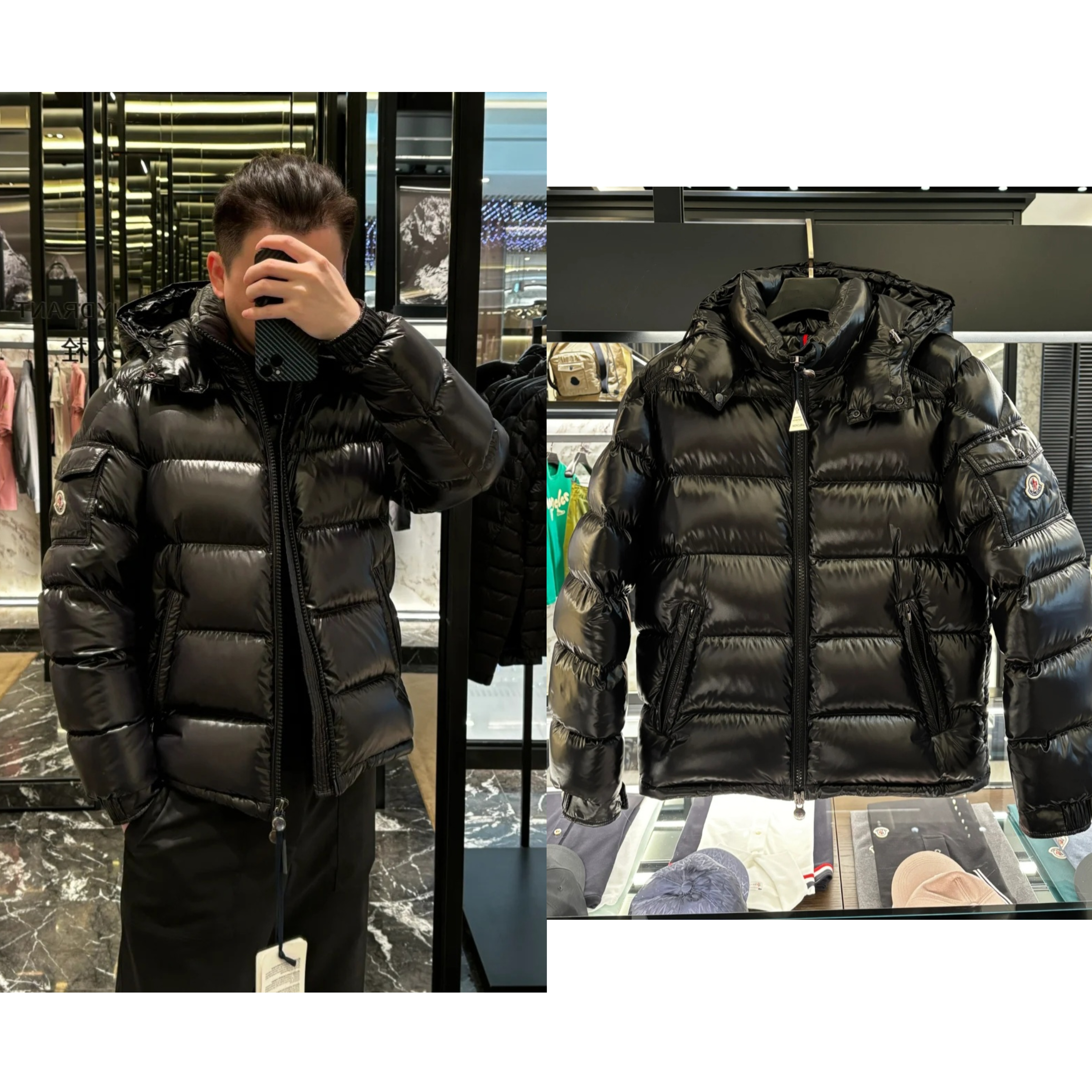 未使用 MONCLER 蒙口男款经典羽绒服MAYA
