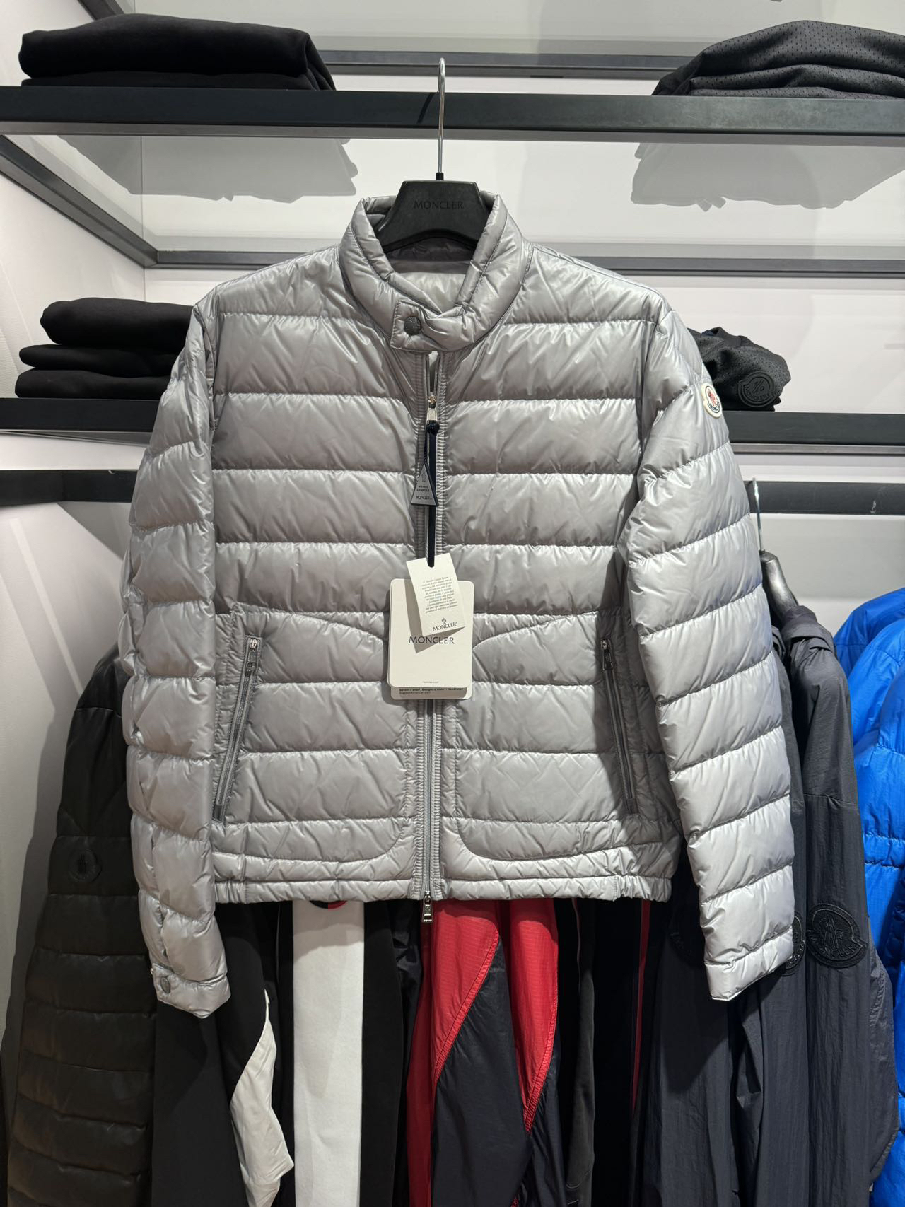 未使用 MONCLER  盟可睐/蒙口男款轻薄羽绒服夹克外套acorus