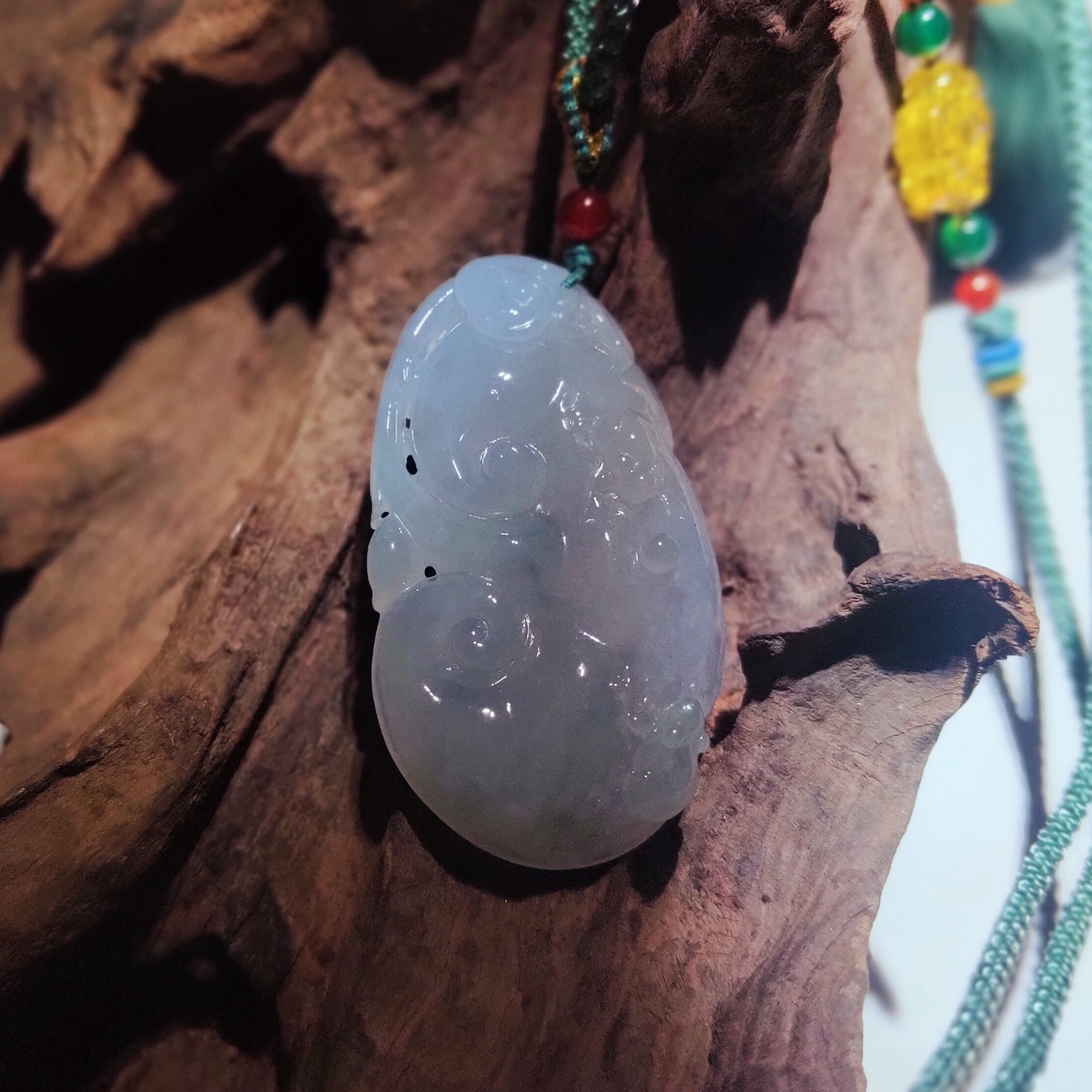 非金属吊坠 高品福利 传世珍藏 如意随行 无光更水亮  配证书