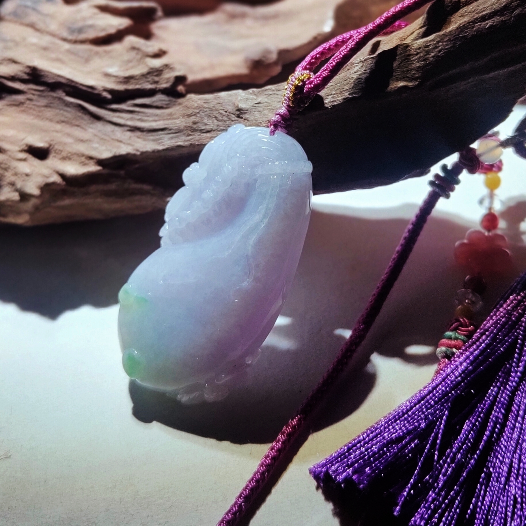 非金属吊坠 【高品福利】钱袋子 有紫有绿 水润 实物更美 配证书