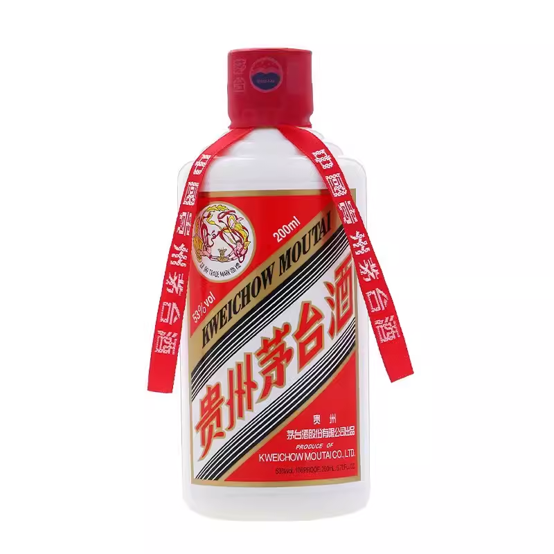 KWEICHOW MOUTAI/贵州茅台2017年200ml飞天53度酱香型单支53%Vol