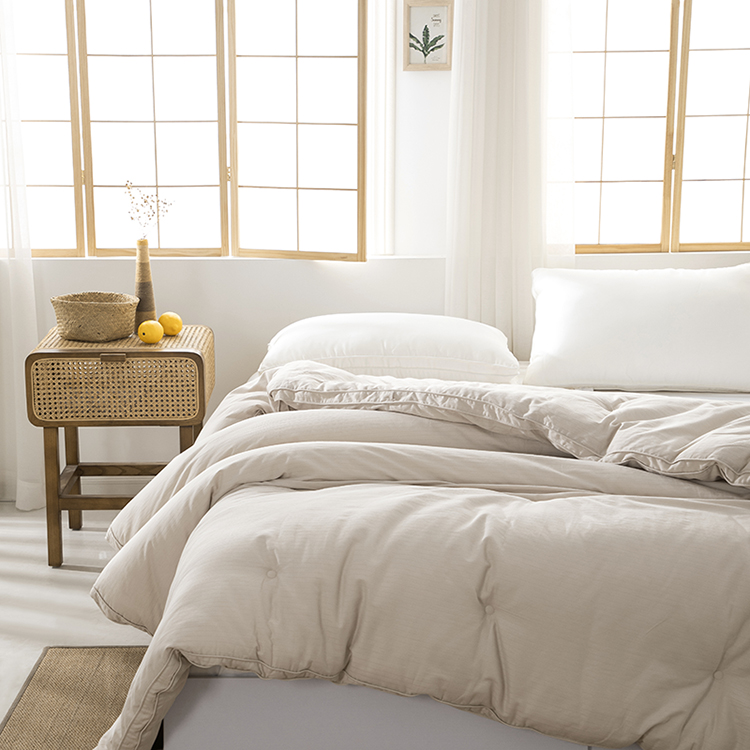 EILY家居澳棉舒绒春秋被简约纯色柔软学生宿舍可用全棉亲肤春秋被