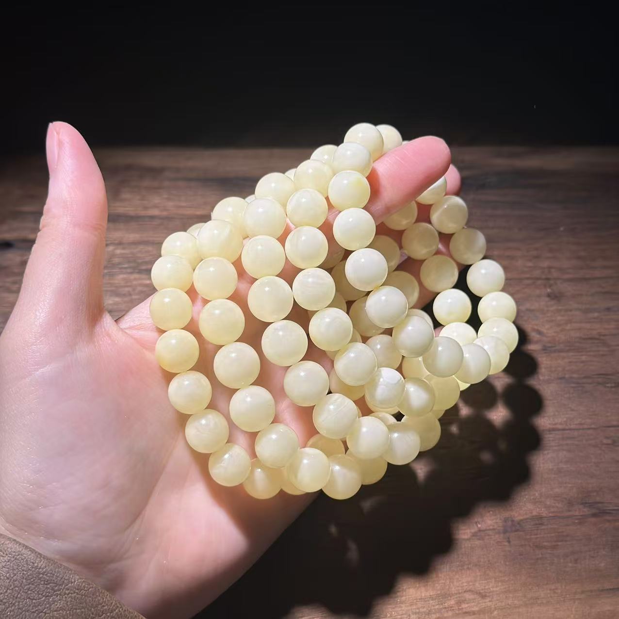 【缪老师严选】YS9751 蜜蜡圆珠手链 多样性发其一