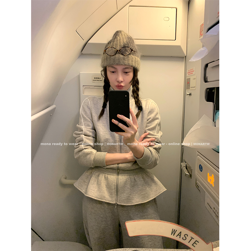 【Mona张绮贤】MONA重磅卫衣套装中腰裤子半裙 O124A16098
