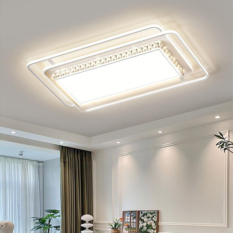 客厅灯现代简约大气灯具组合全屋套餐客厅大气吸顶灯卧室客厅主灯