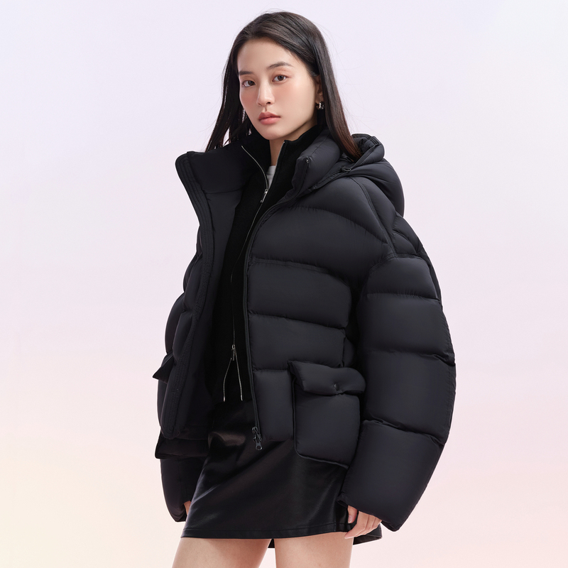 【商场同款】波司登冬季新款女时尚泡芙宽松休闲运动御寒保暖羽绒服