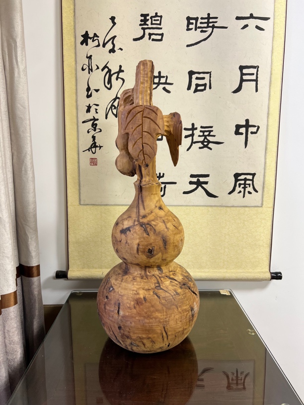 雷击枣木 葫芦（福禄）一个