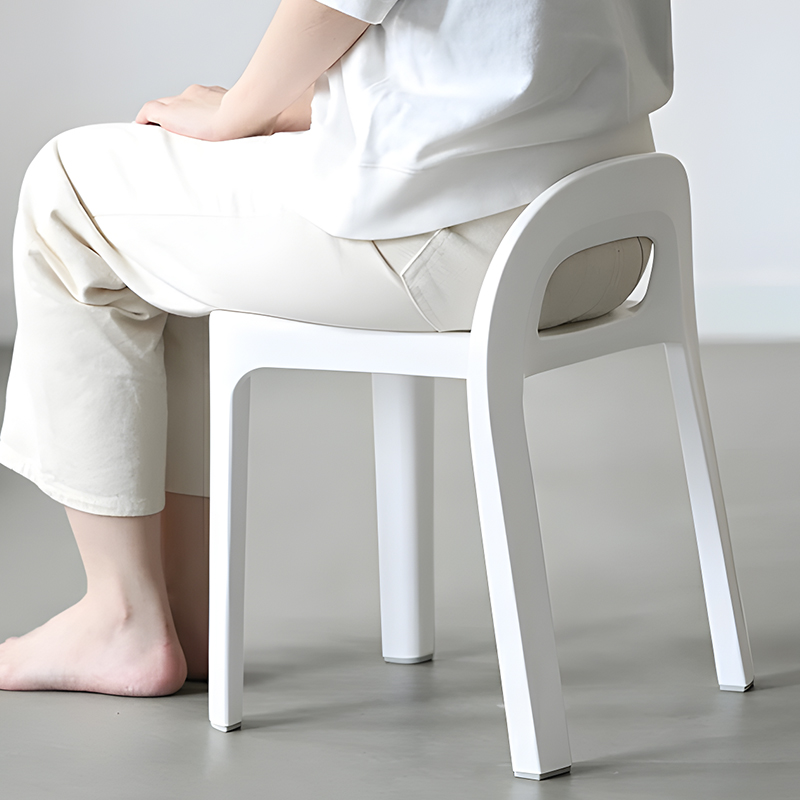 利快简约轻奢浴室凳换鞋凳老人用防滑家用浴室凳子椅子塑料凳创意