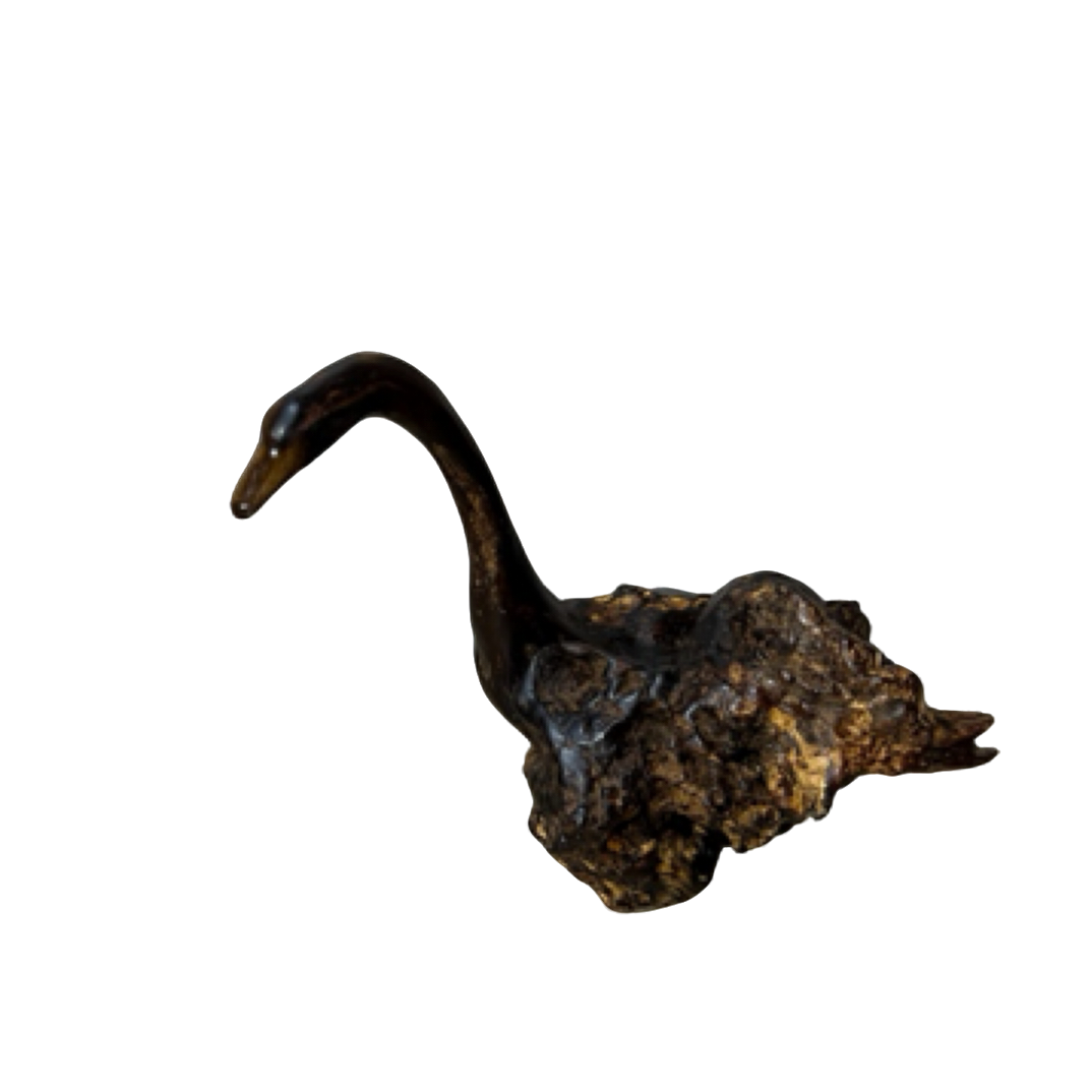 悟喜根艺，麻梨木，天鹅